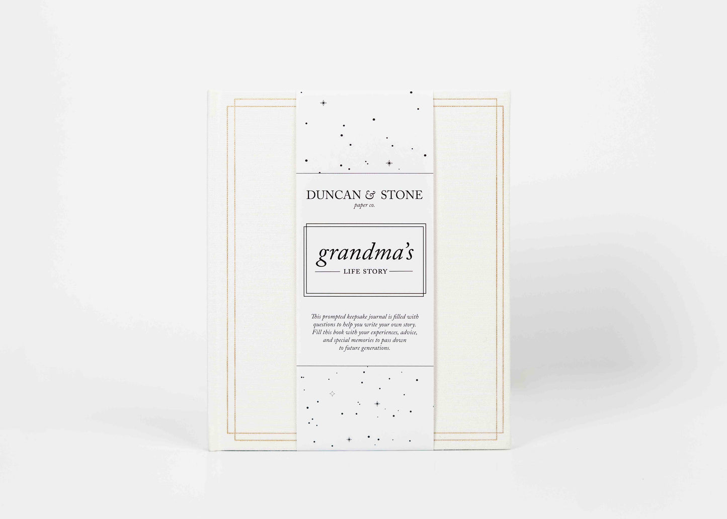 MOM Tell Me Your Story Journal - Linen Bound Life Story Book