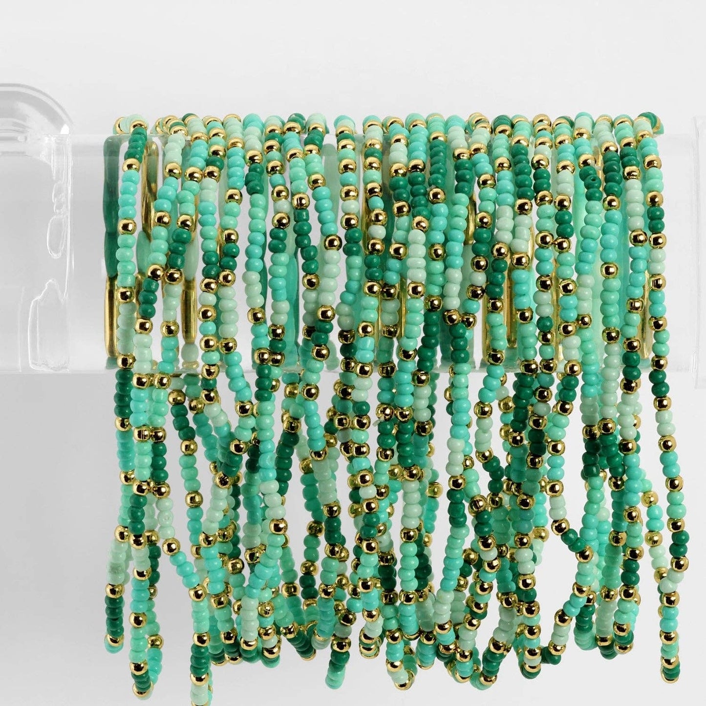 Asst 2mm Stretch Seed Bead Bracelets