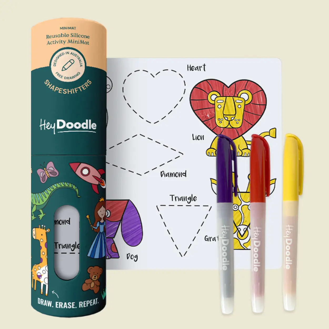 Shape Shifters Mini Coloring & Doodle Mat