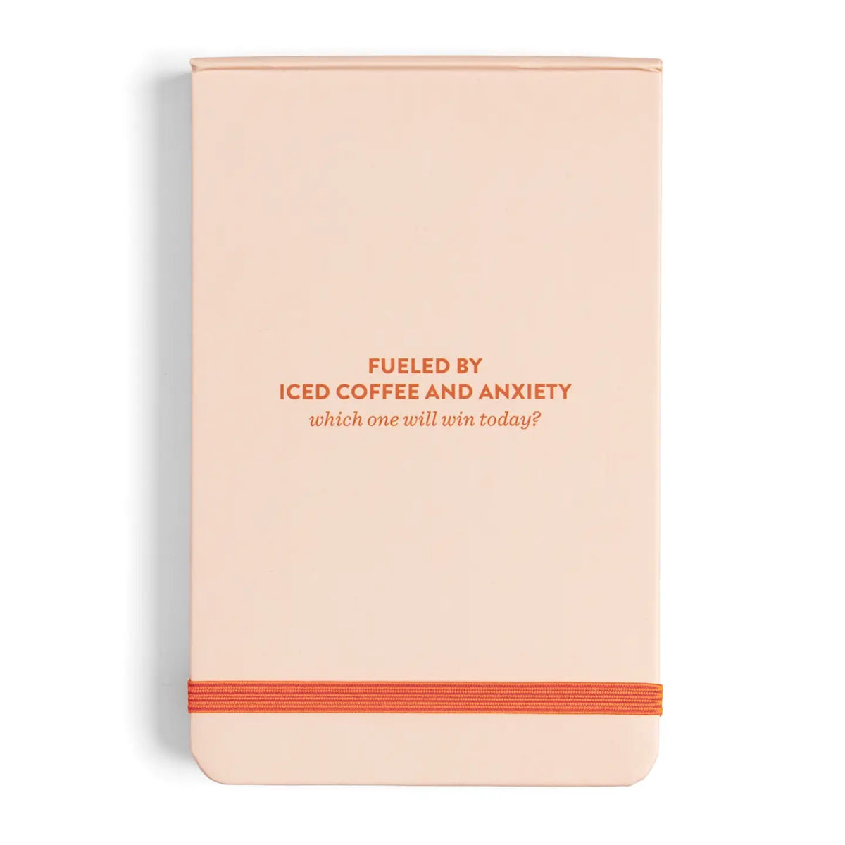 Fueled By Iced Coffee & Anxiety Pocket Notepad | Lined Notebook