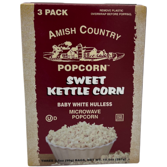 3pk Microwave Sweet Kettle Popcorn