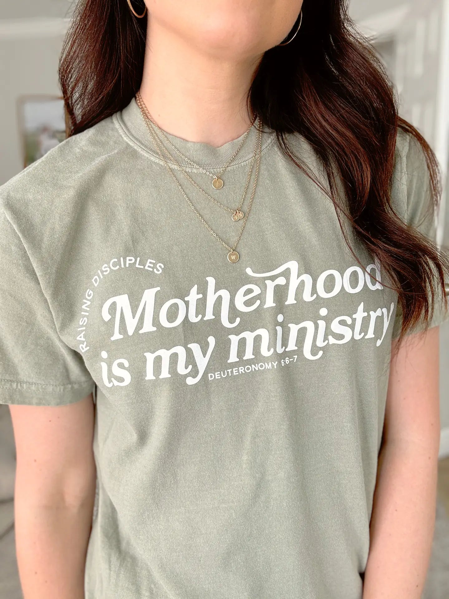 Motherhood Is My Ministry Comfort Colors® Graphic Tee