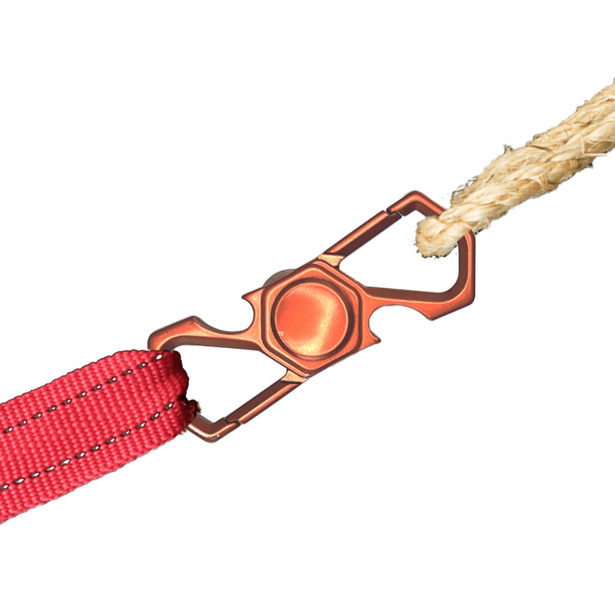 The Fidgeter Double Carabiner Fidget Toy