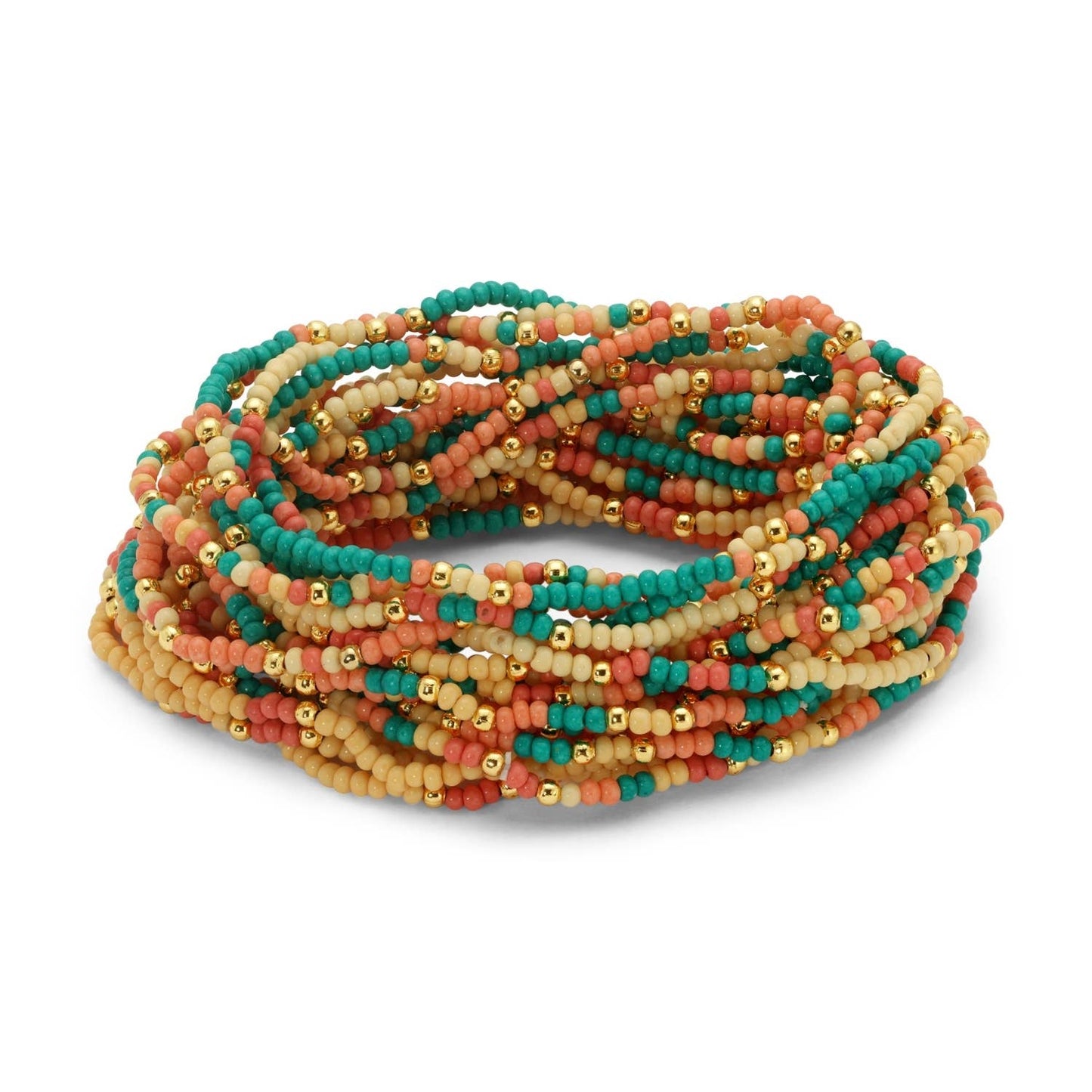 Asst 2mm Stretch Seed Bead Bracelets