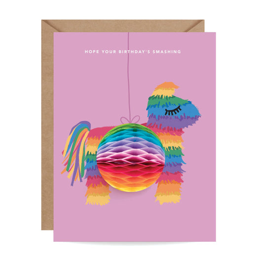  Piñata Pop-up Card - Birthday
