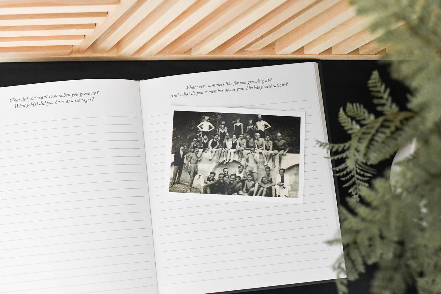 DAD Tell Me Your Story Journal - Linen Bound Life Story Book