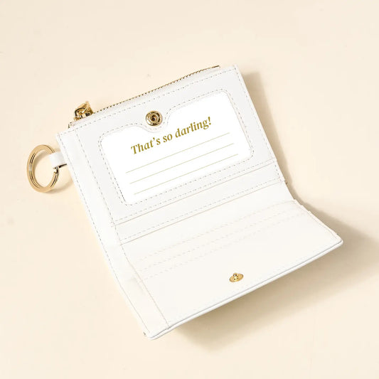 The Darling Effect Vegan Leather Card Wallet