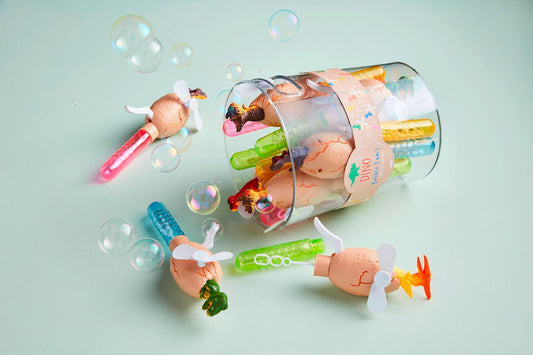 Light Up Dino Bubble Fan