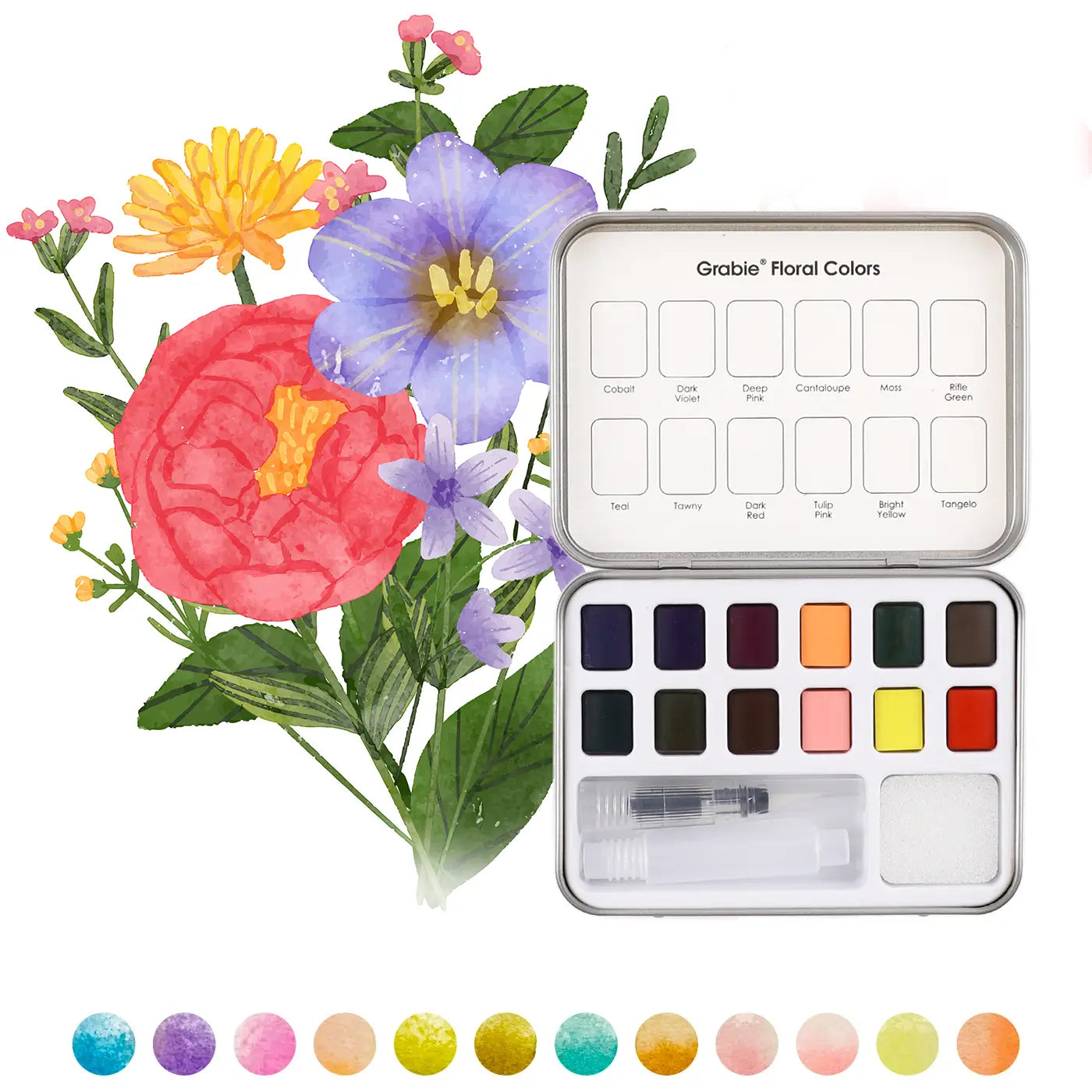 Floral Watercolor Club Box