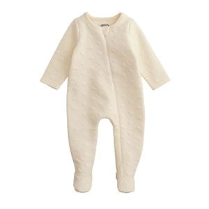 Ivory Quilted Heart Sleeper