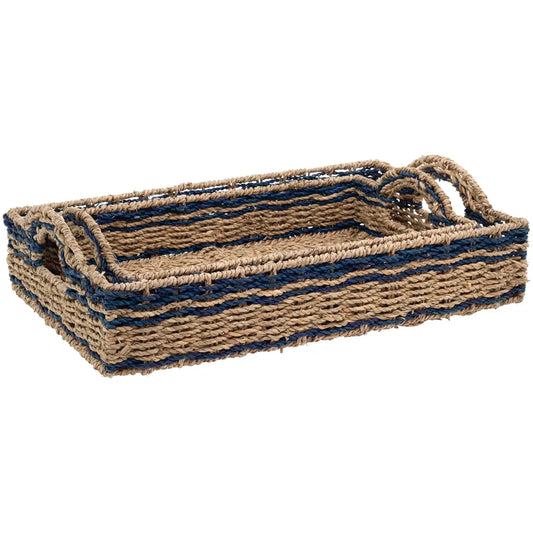 Americana Seagrass Serving Tray