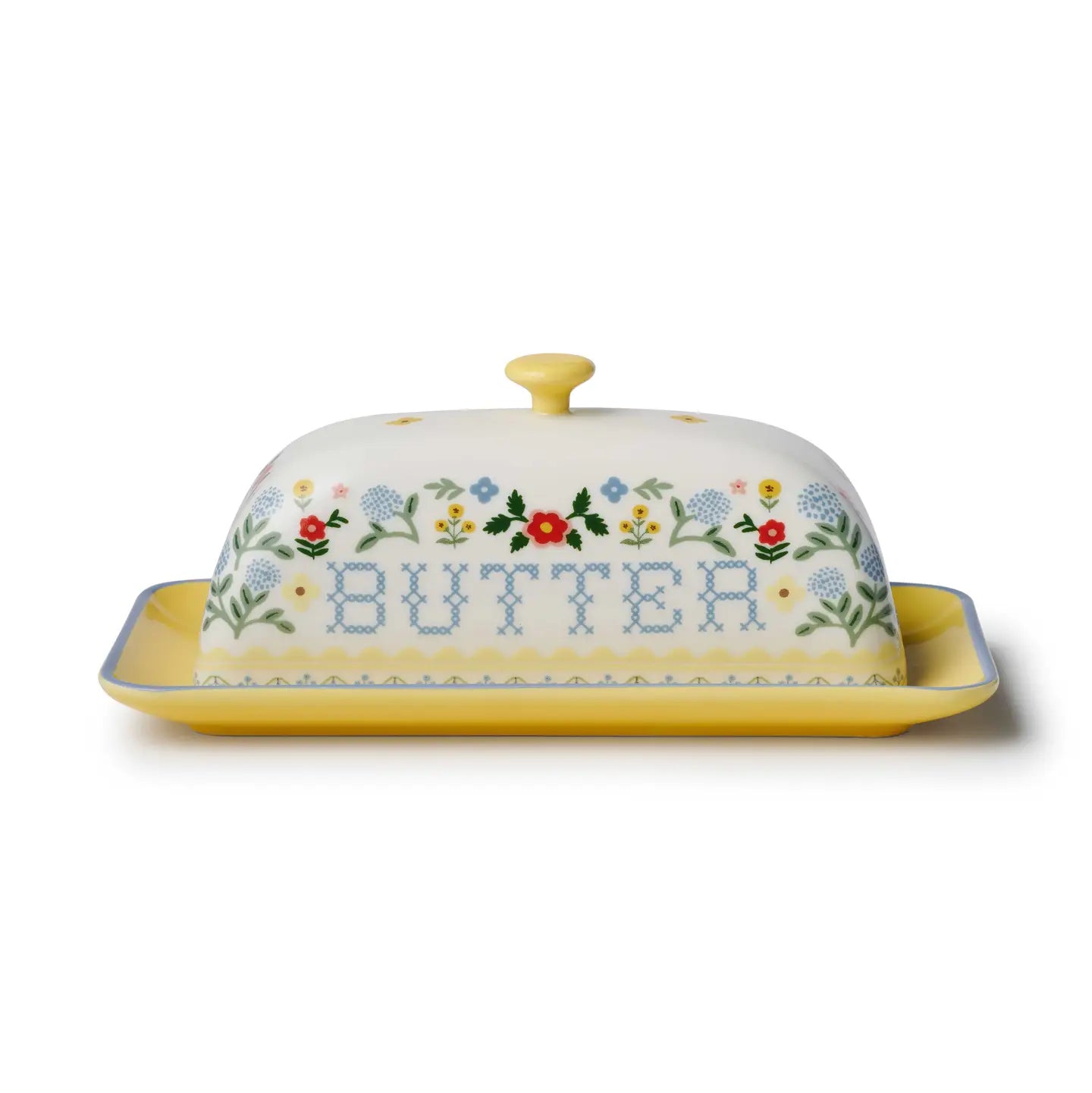 Home Sweet Home Porcelain Butter Dish