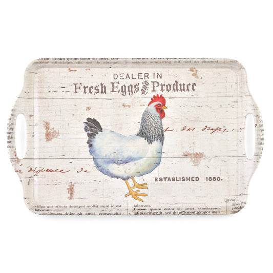 On The Farm Large Handled Tray