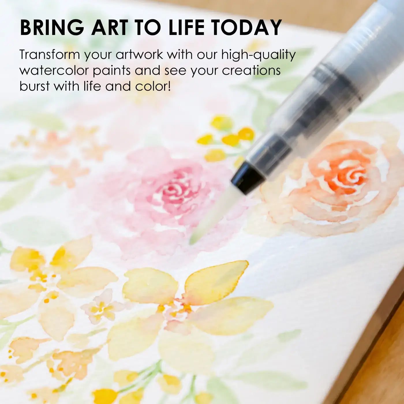 Floral Watercolors Pocket Set