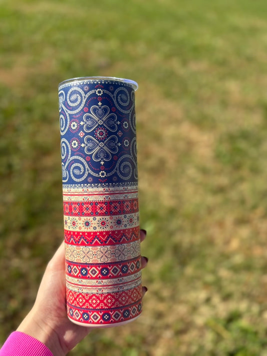 Boho Flag 30oz Tumbler
