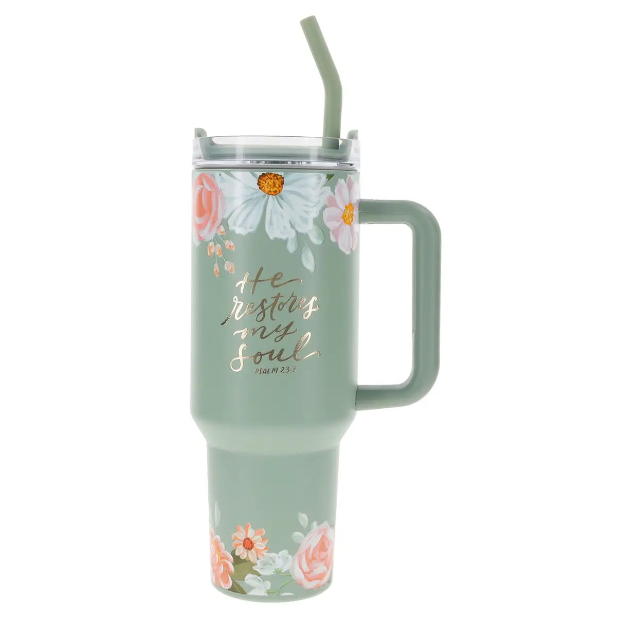 He Restores My Soul Tumbler