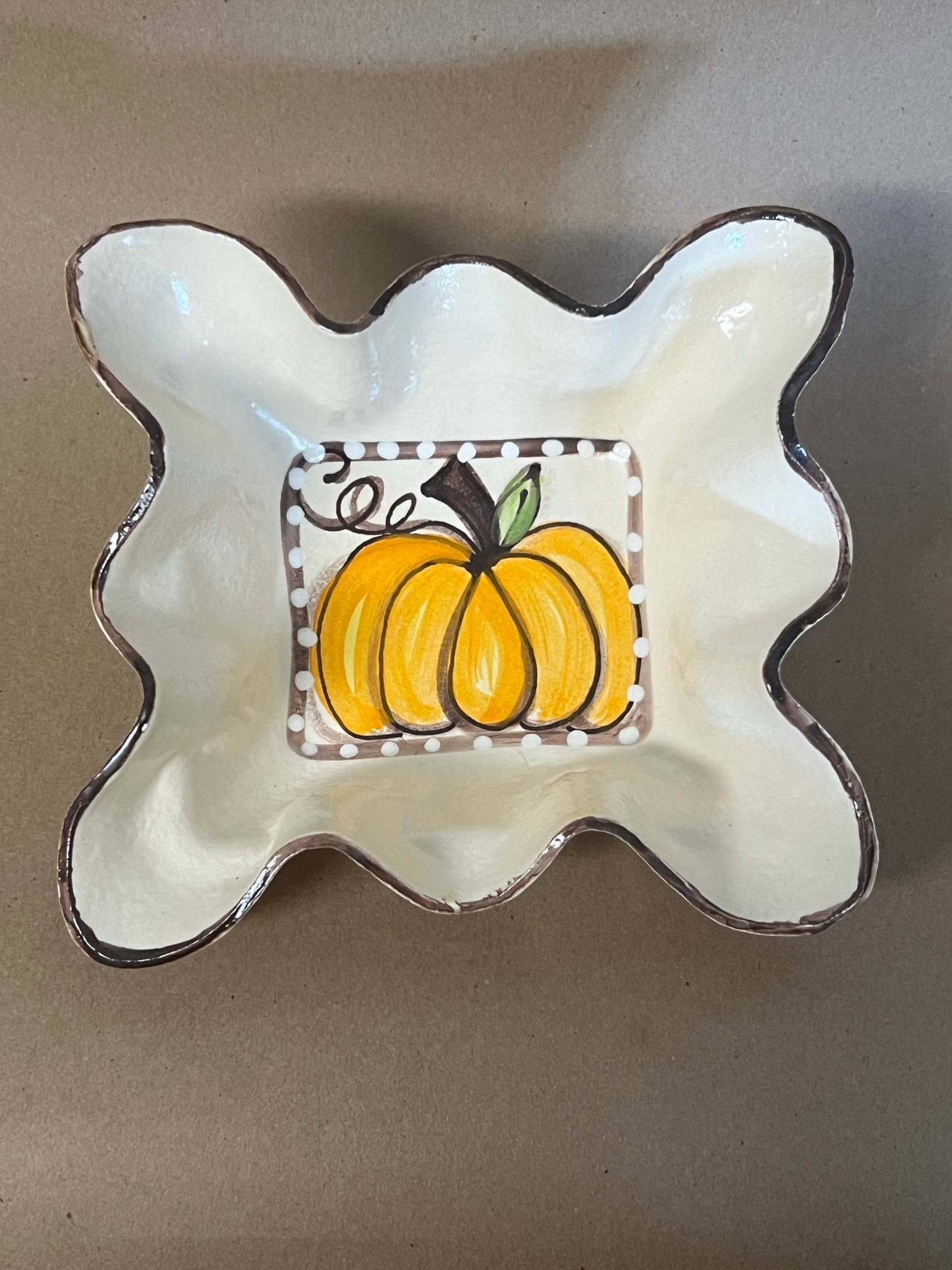 Pumpkin Side Dish Bowl