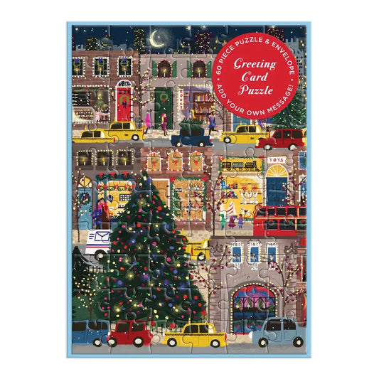 Winter Lights Greeting Puzzle