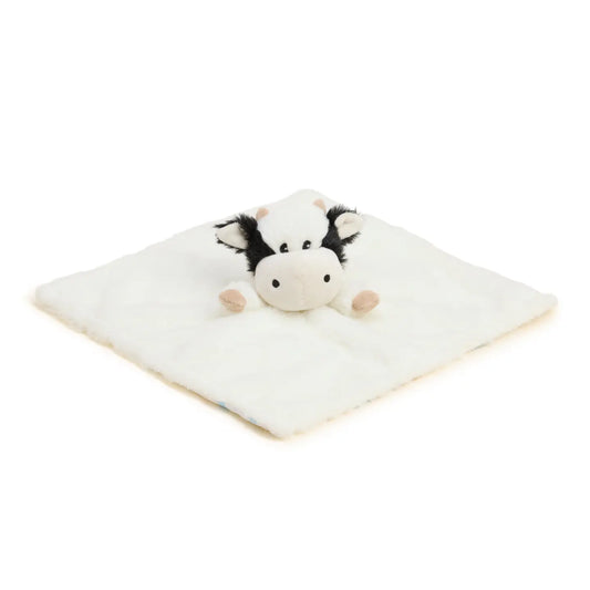 Black and White Cow Lovey Blanket Warmies