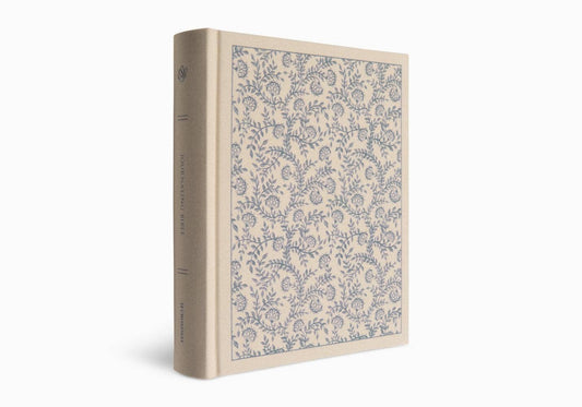 ESV Journaling Bible | Cloth over Board | Flowers Design | Wide Ruled Margins