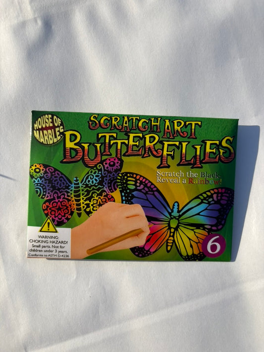 Butterfly Scratch Art