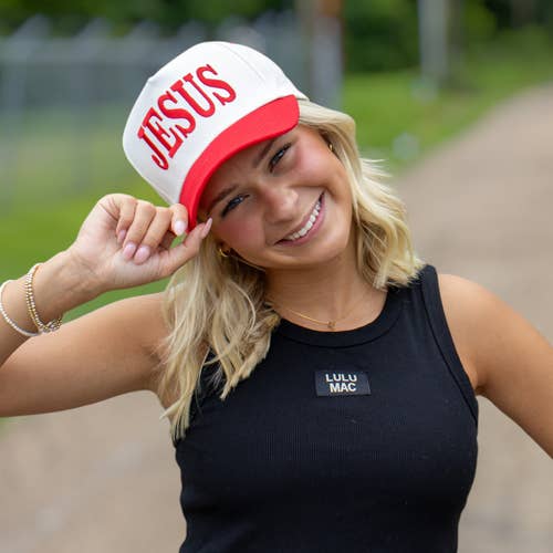 Red JESUS Cap