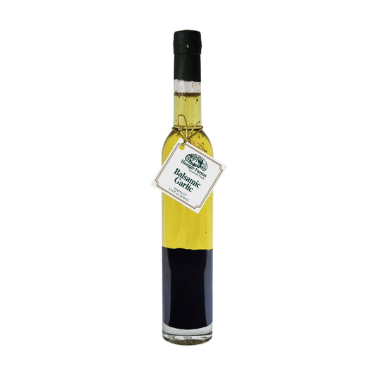 Balsamic Garlic EVOO Blend – Gourmet Oil (375mL Tall Round)