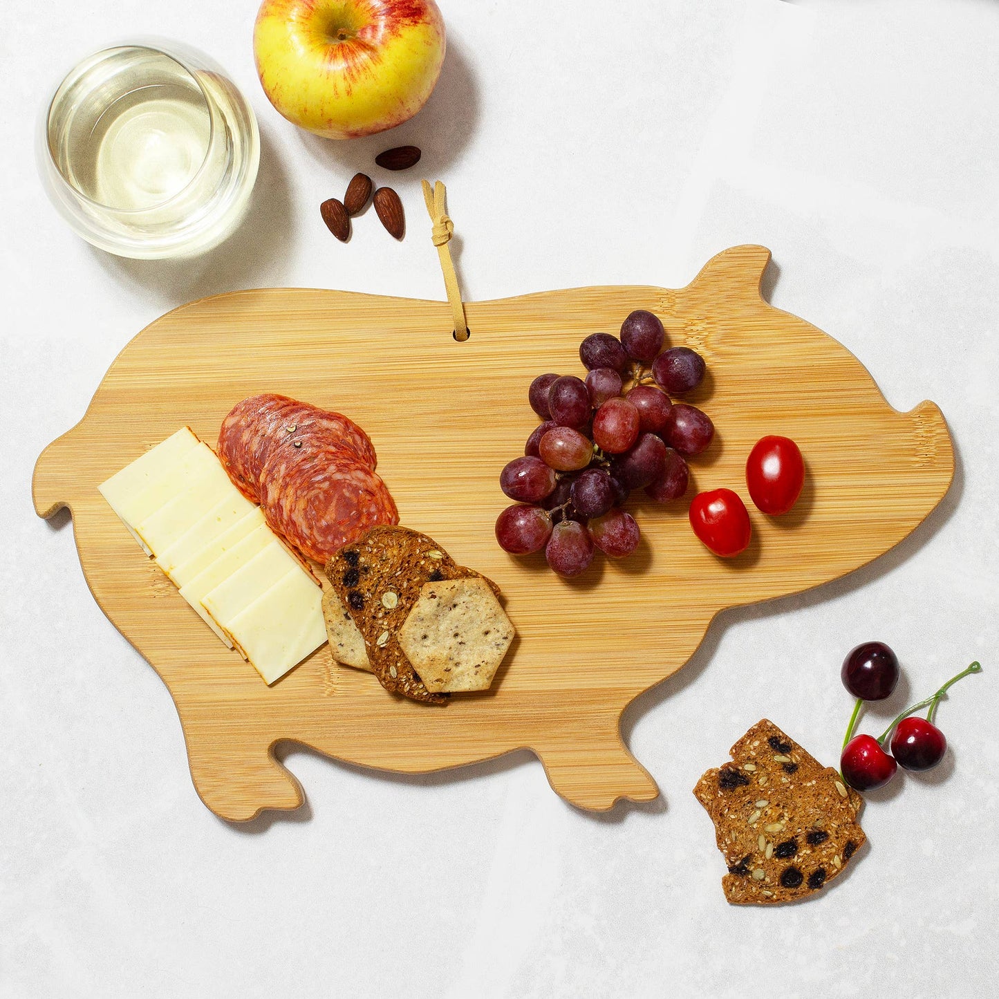 Pig Shaped Cutting Board & Charcuterie Serving Board