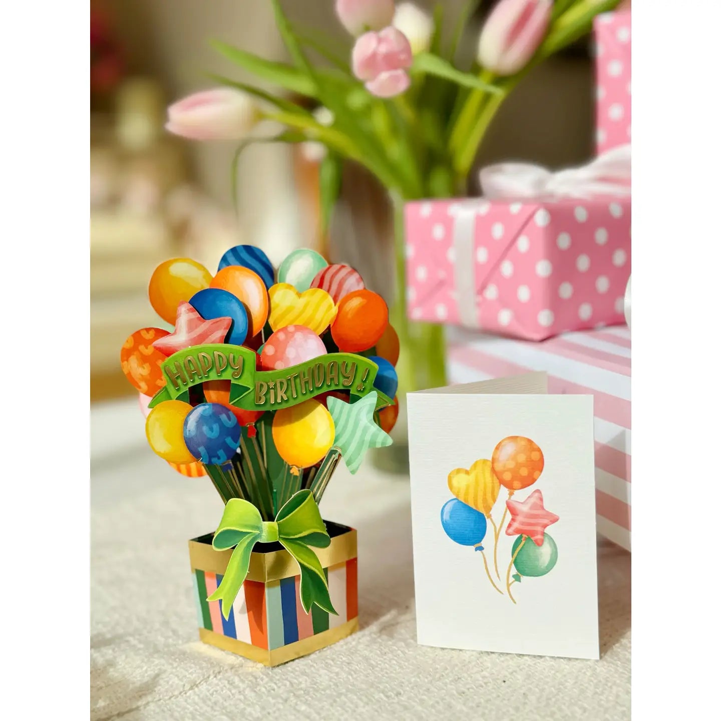 Mini Birthday Balloons Card
