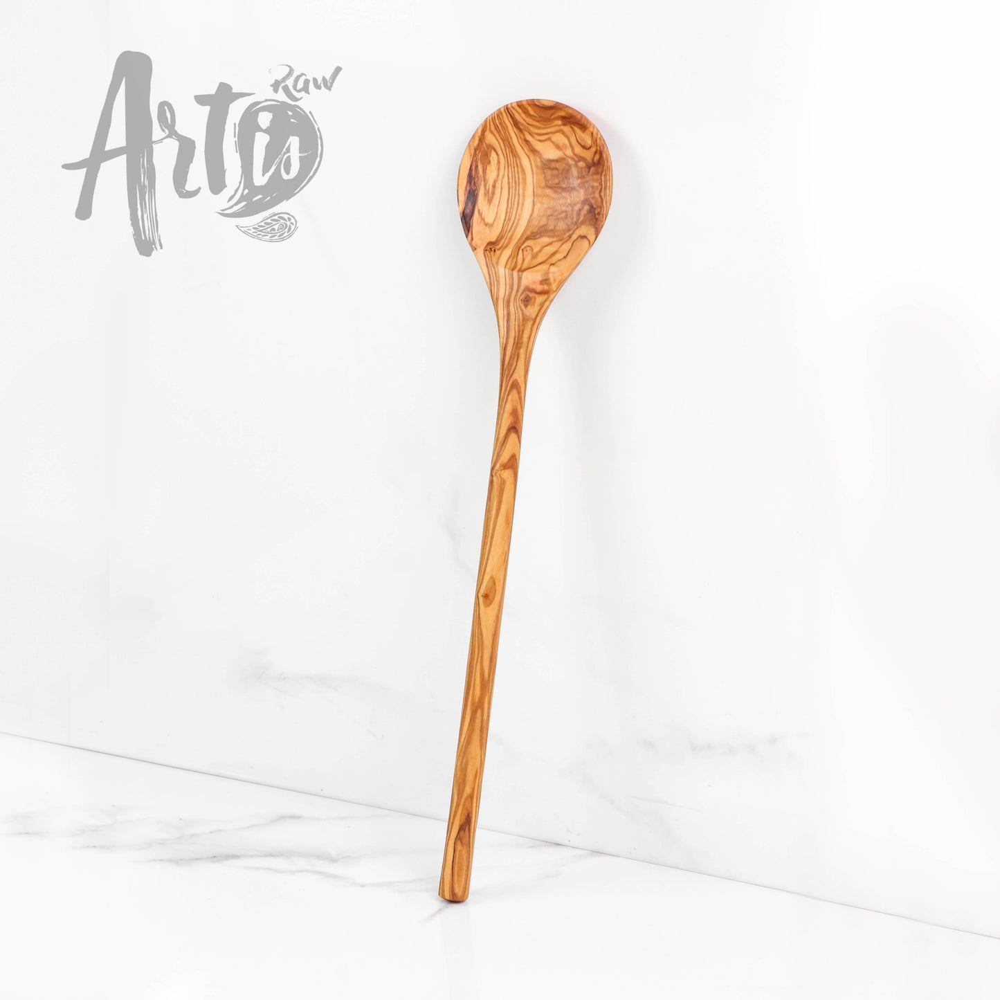 Olive Wood Cooking Spoon – Handmade Kitchen Utensil
