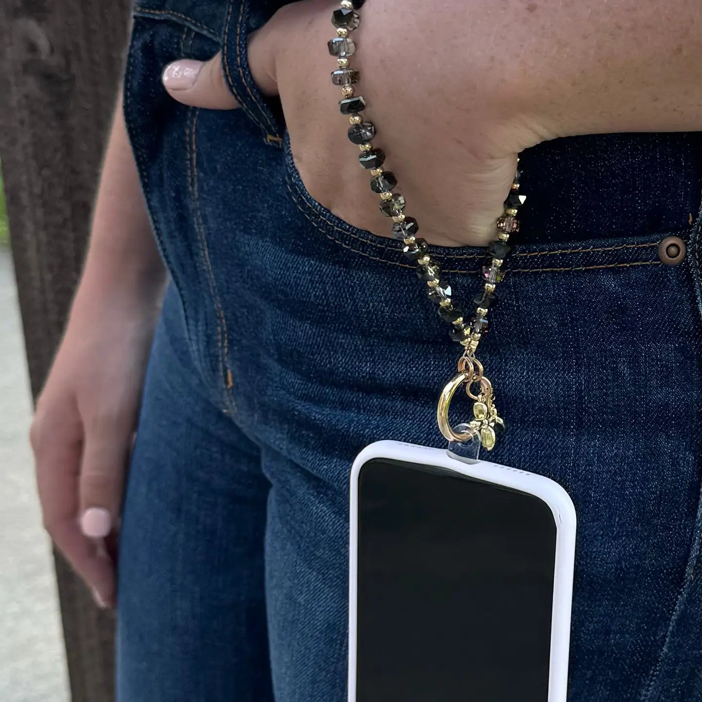 Clip & Go Beaded Wristlet