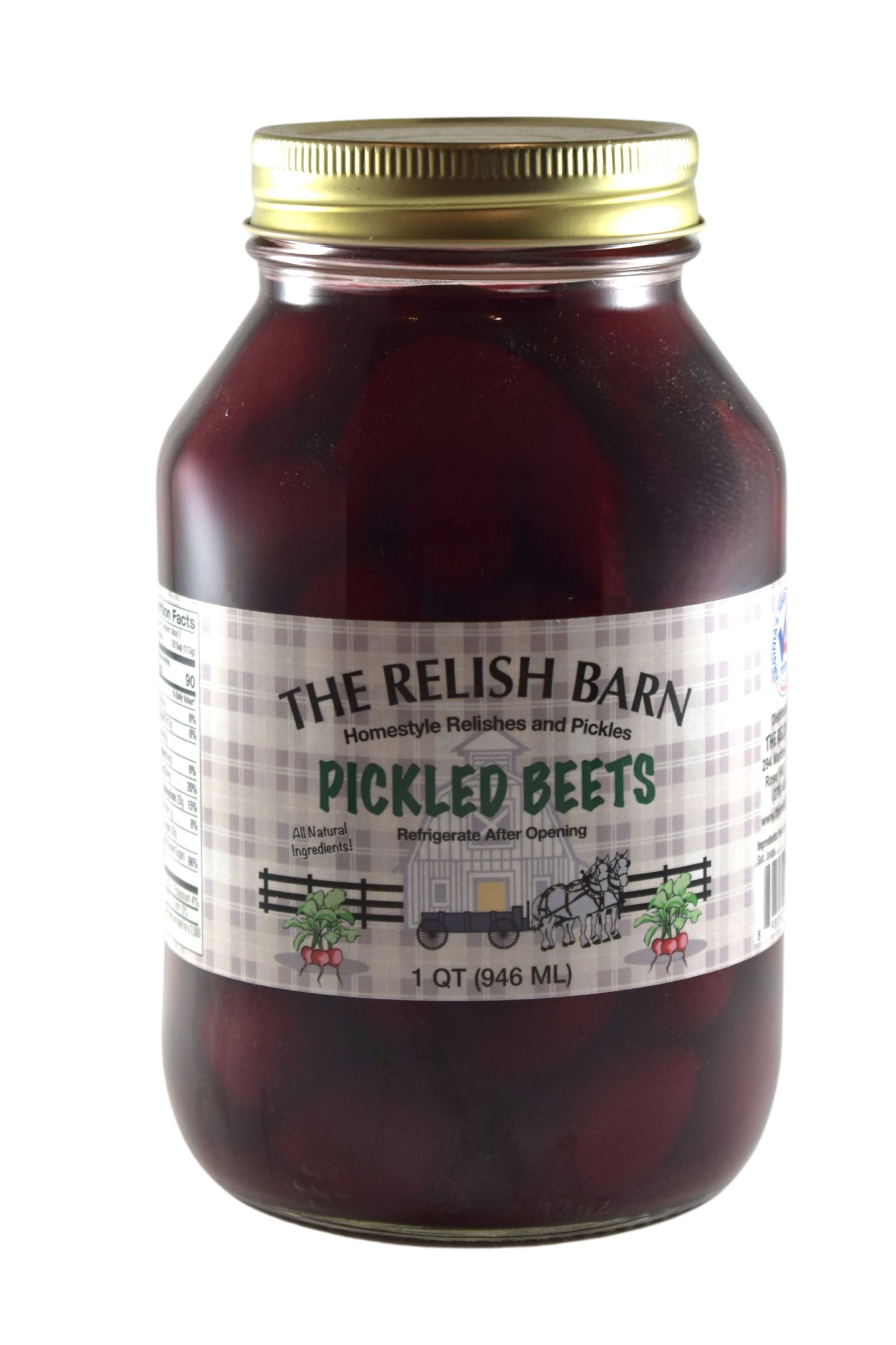 Pickled Beets: Quart