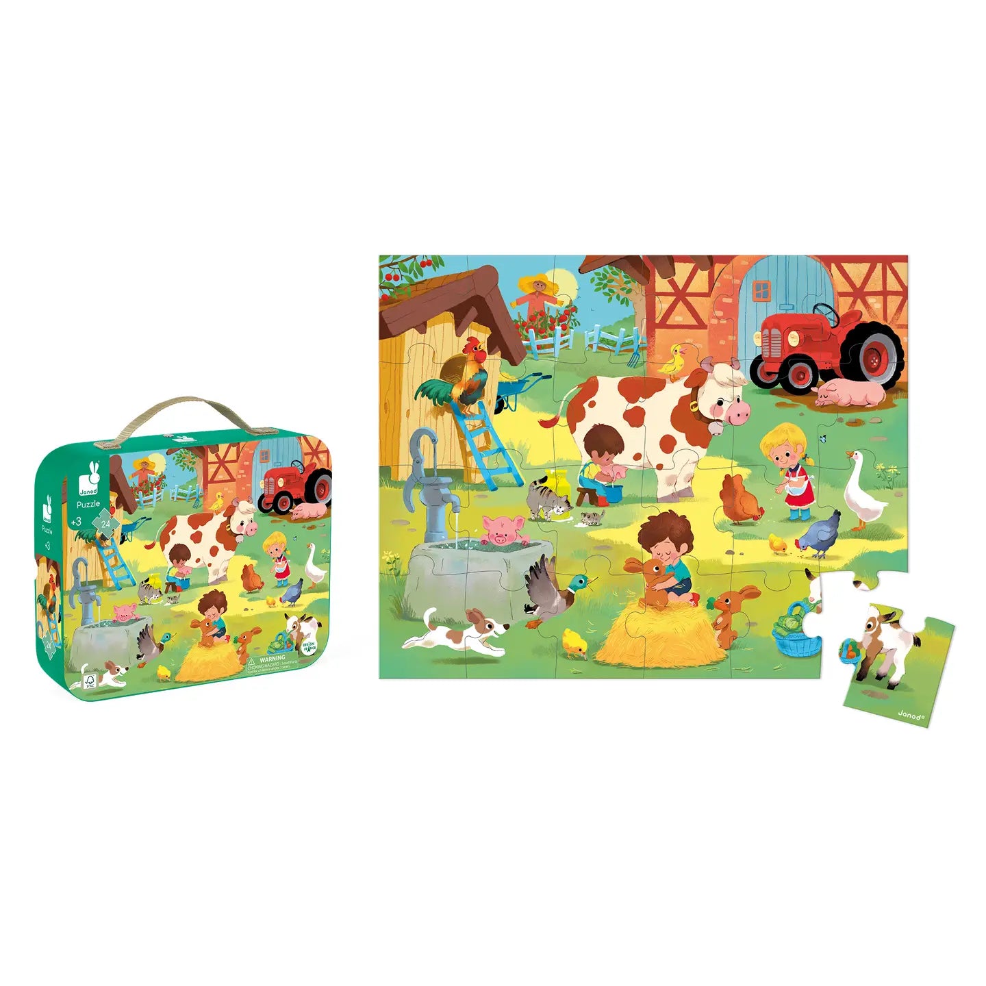 A Day at the Farm Puzzle 20 pcs