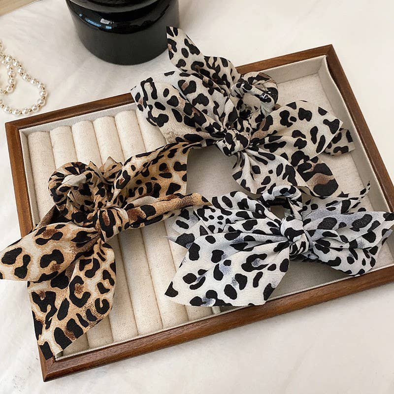 Cheetah Vintage Claw Clip