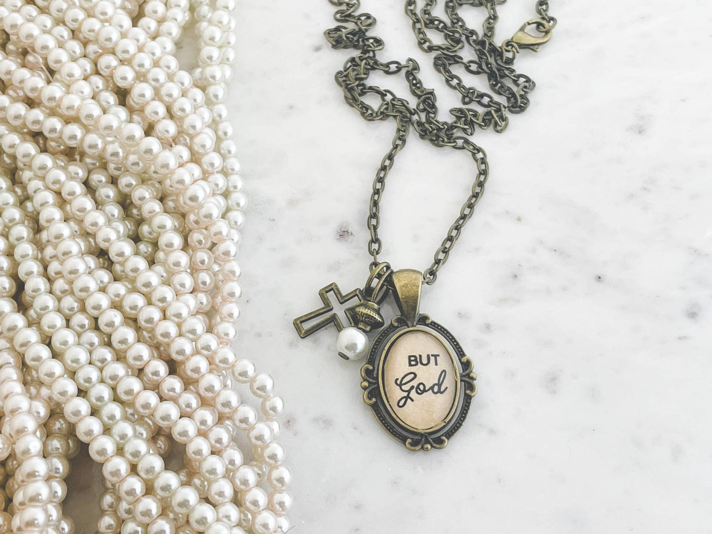 But God necklace Inspirational jewelry for Christian store