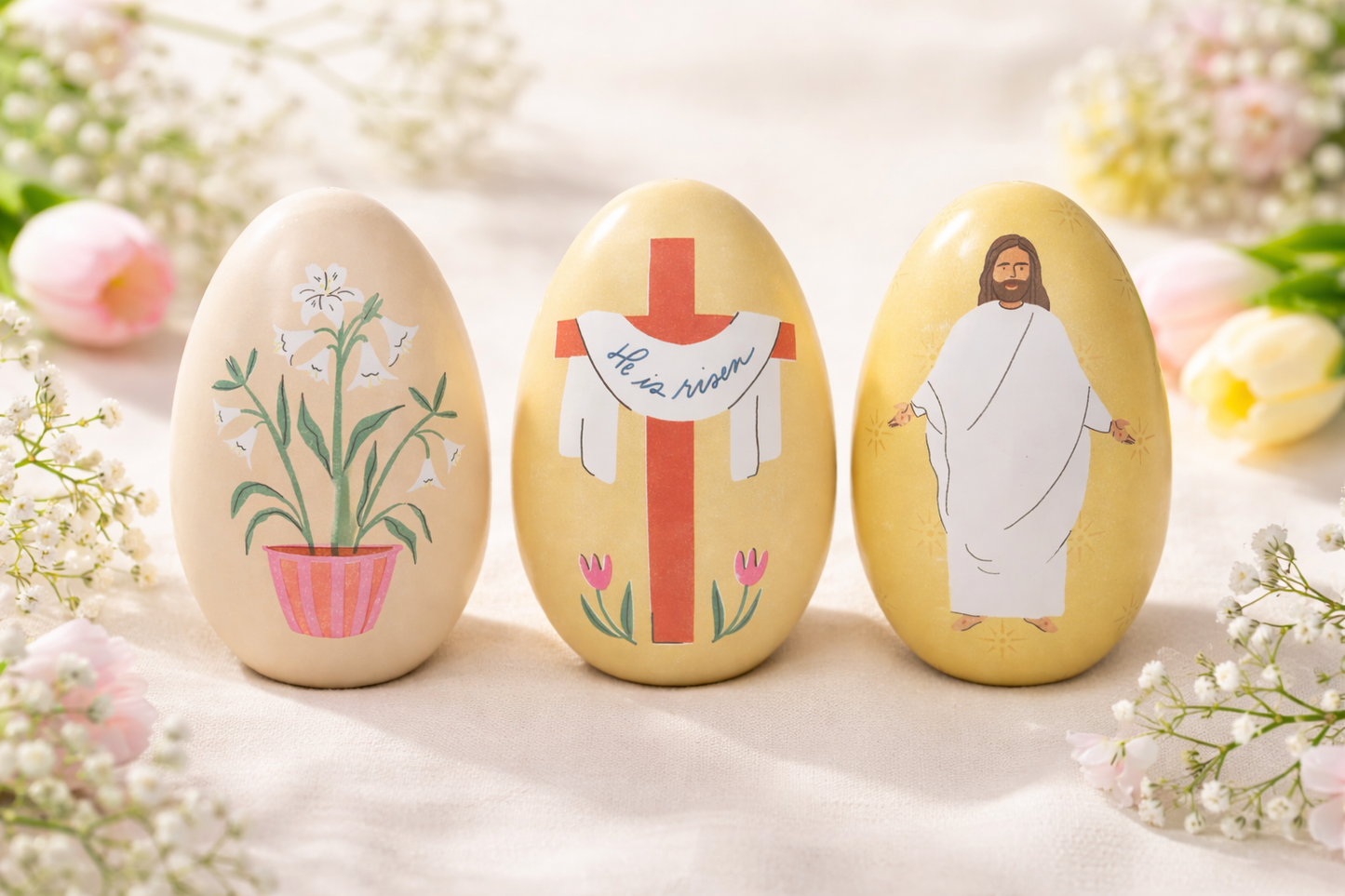Heirloom Easter Egg Tin – The Risen Savior Collection