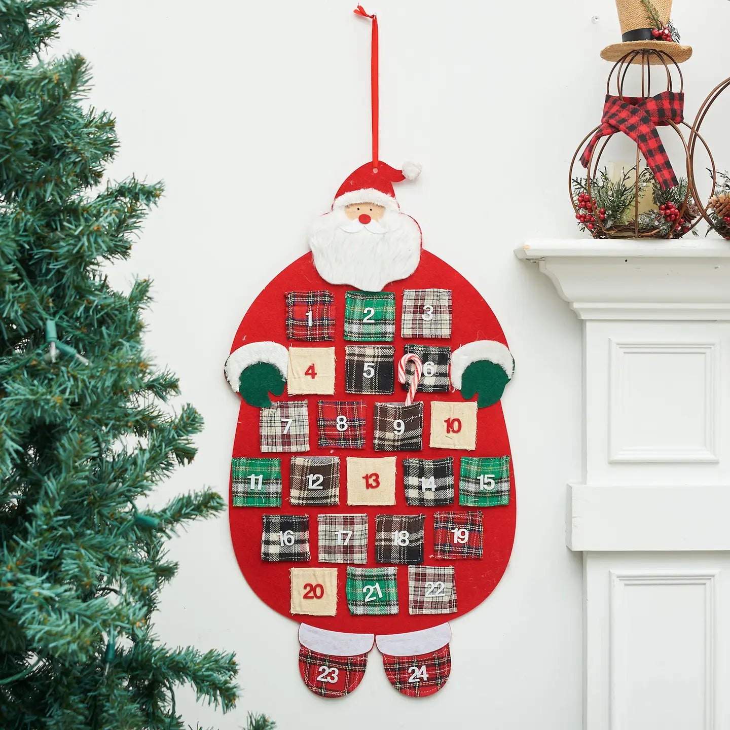 Santa Hanging Advent