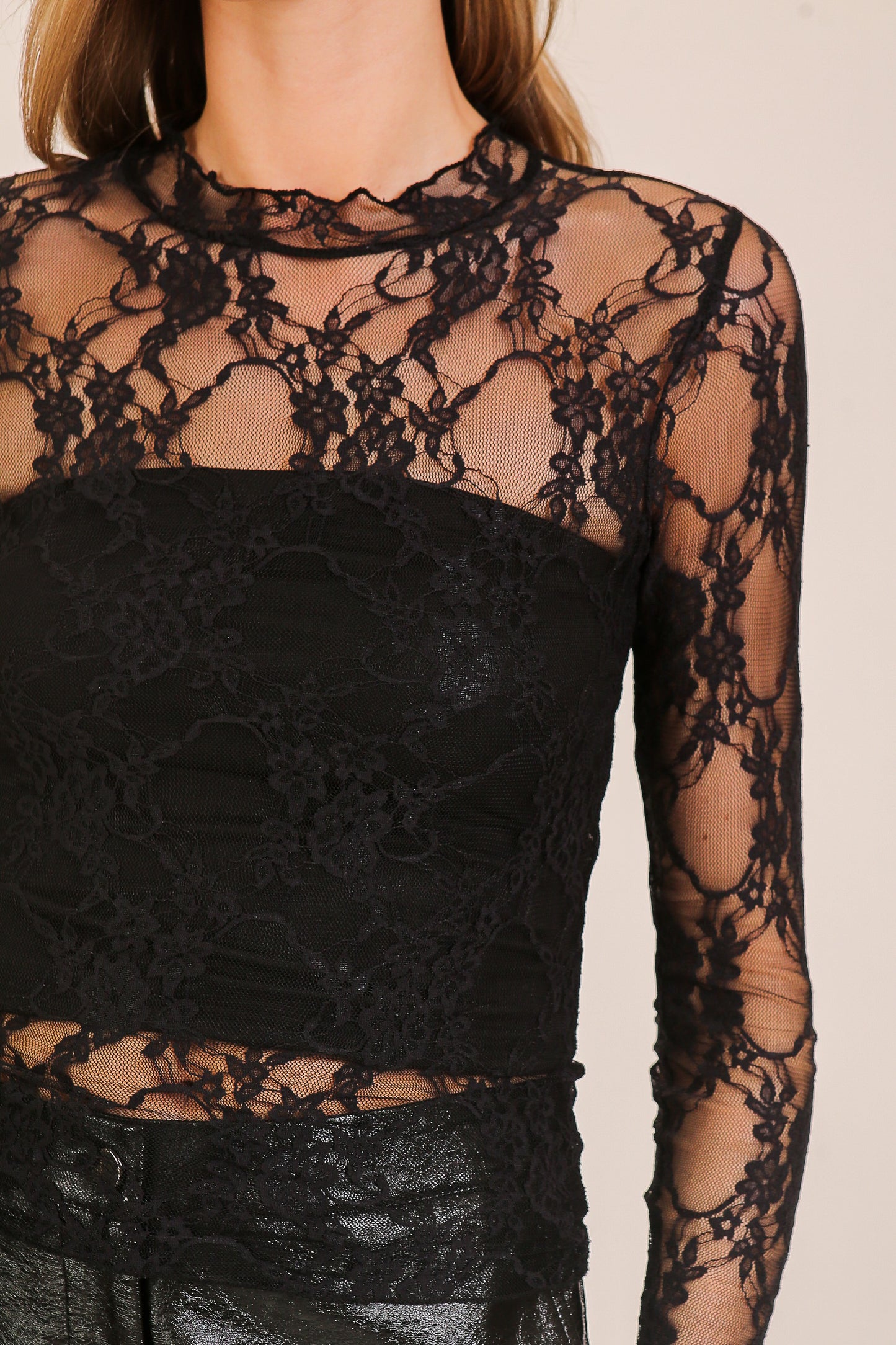 The Delaney Lace Layering Top