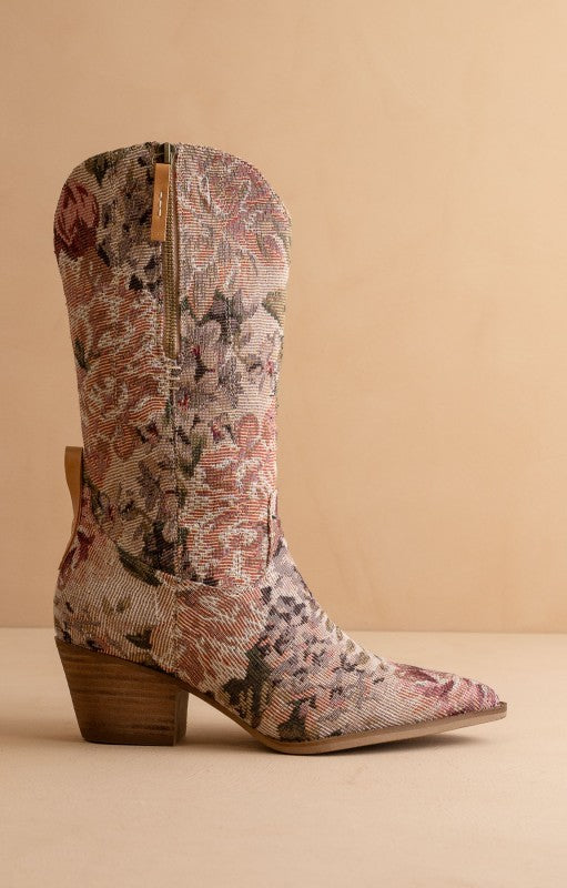 The Everly Floral  Boot