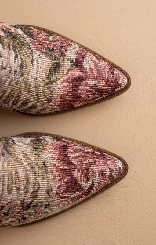 The Everly Floral  Boot