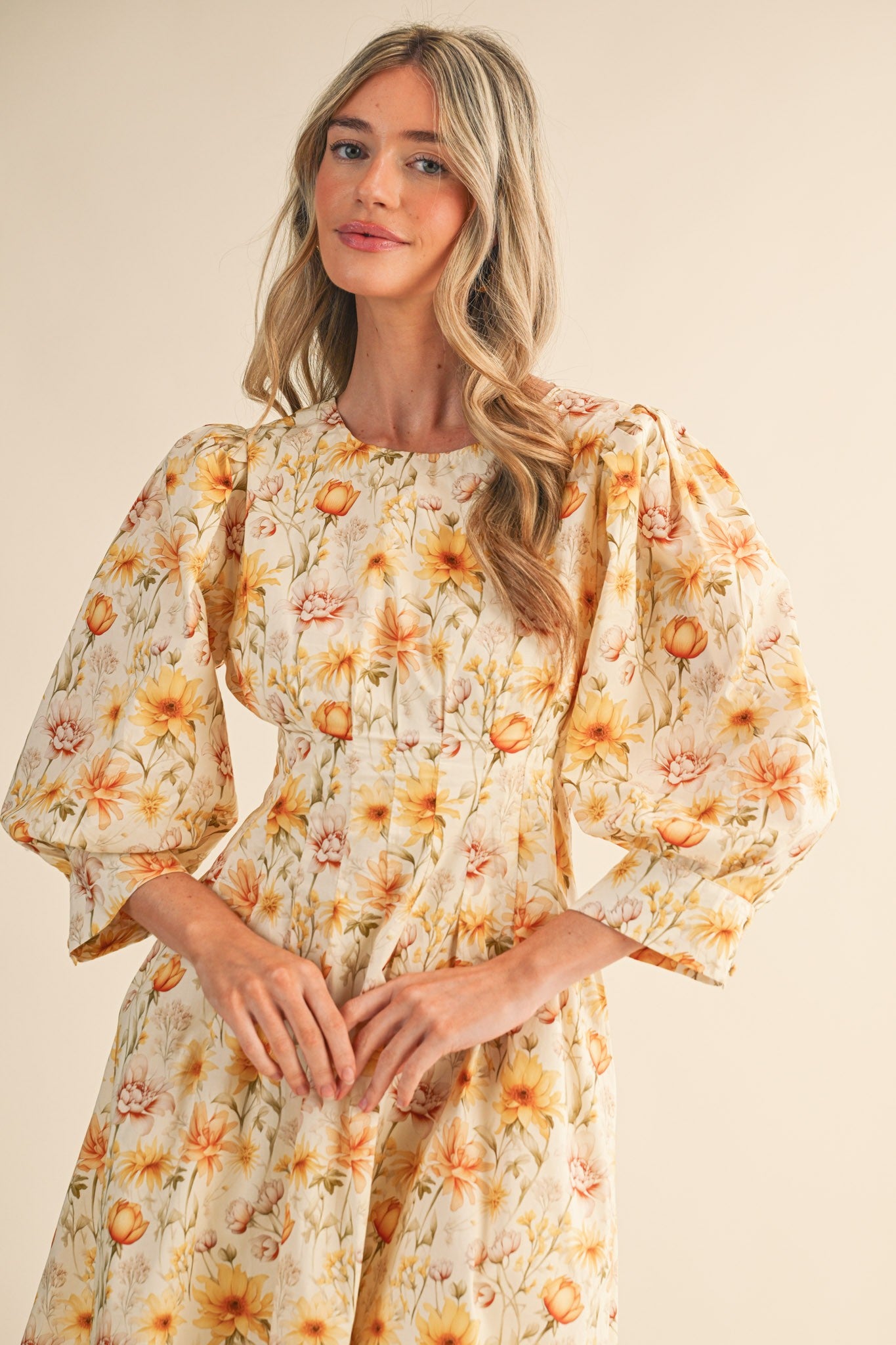 The Golden Hour Garden Dress