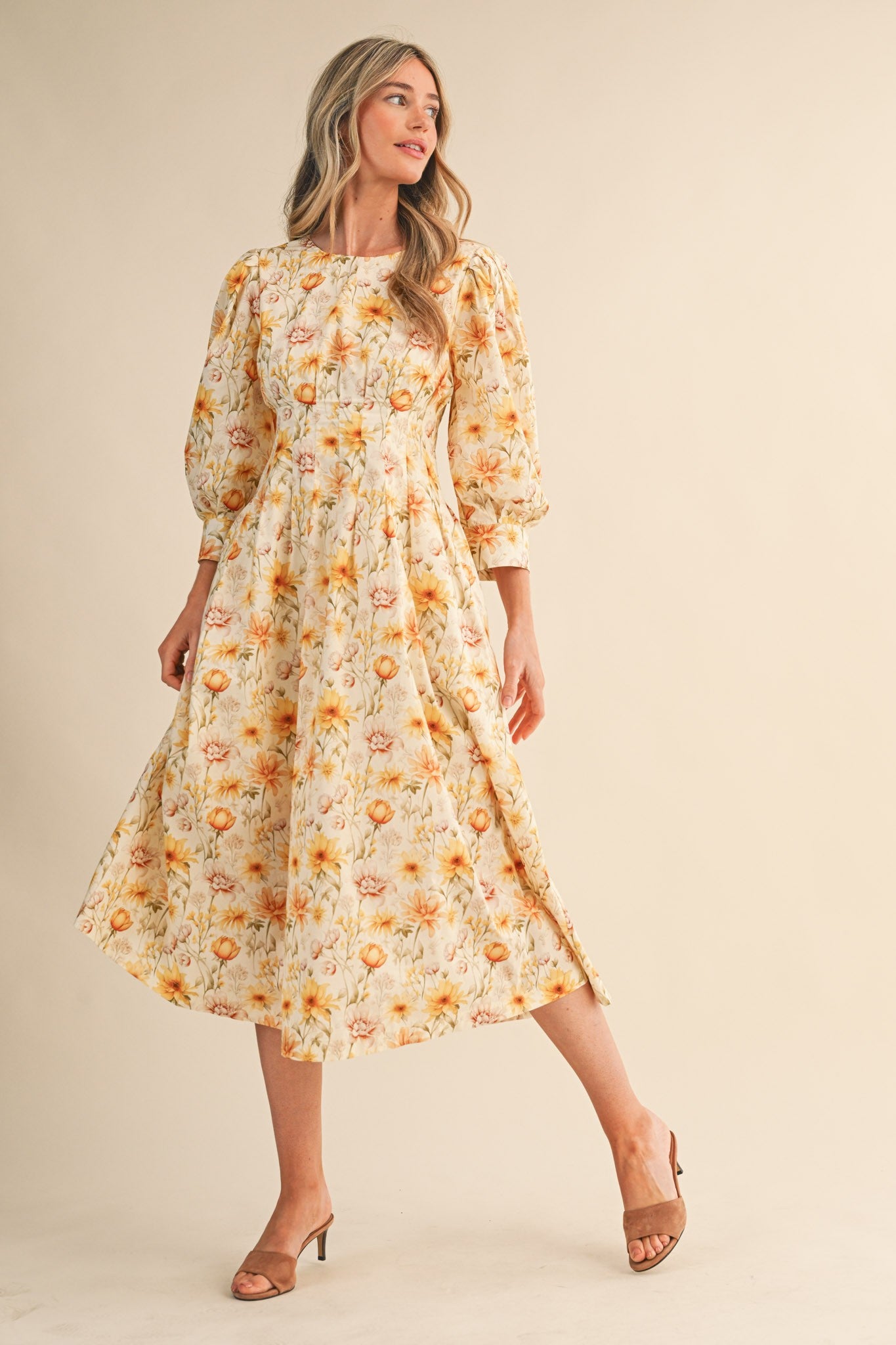 The Golden Hour Garden Dress