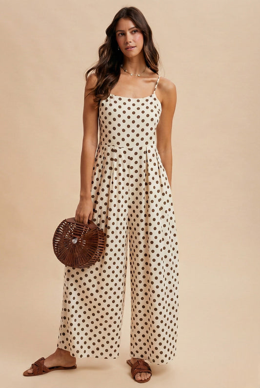The Sweet Escape Polka Dot Jumpsuit