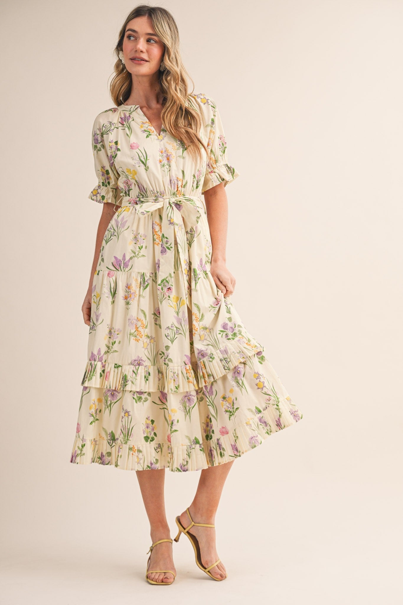 The Wildflower Lane Midi Dress