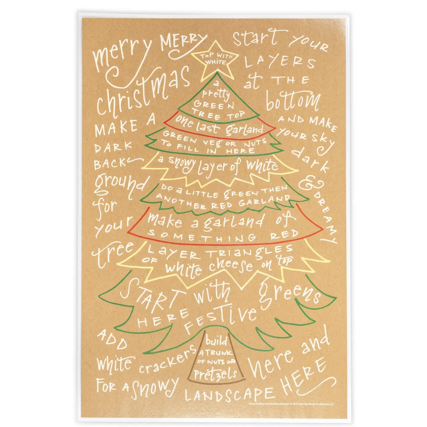 Christmas Tree Charcuterie Cheat Sheet