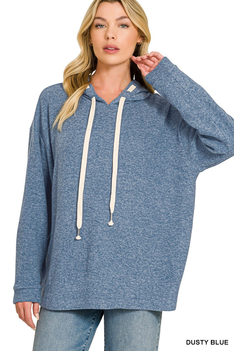 Weekends Away Soft Brushed Hacci Hoodie – 3 Colors