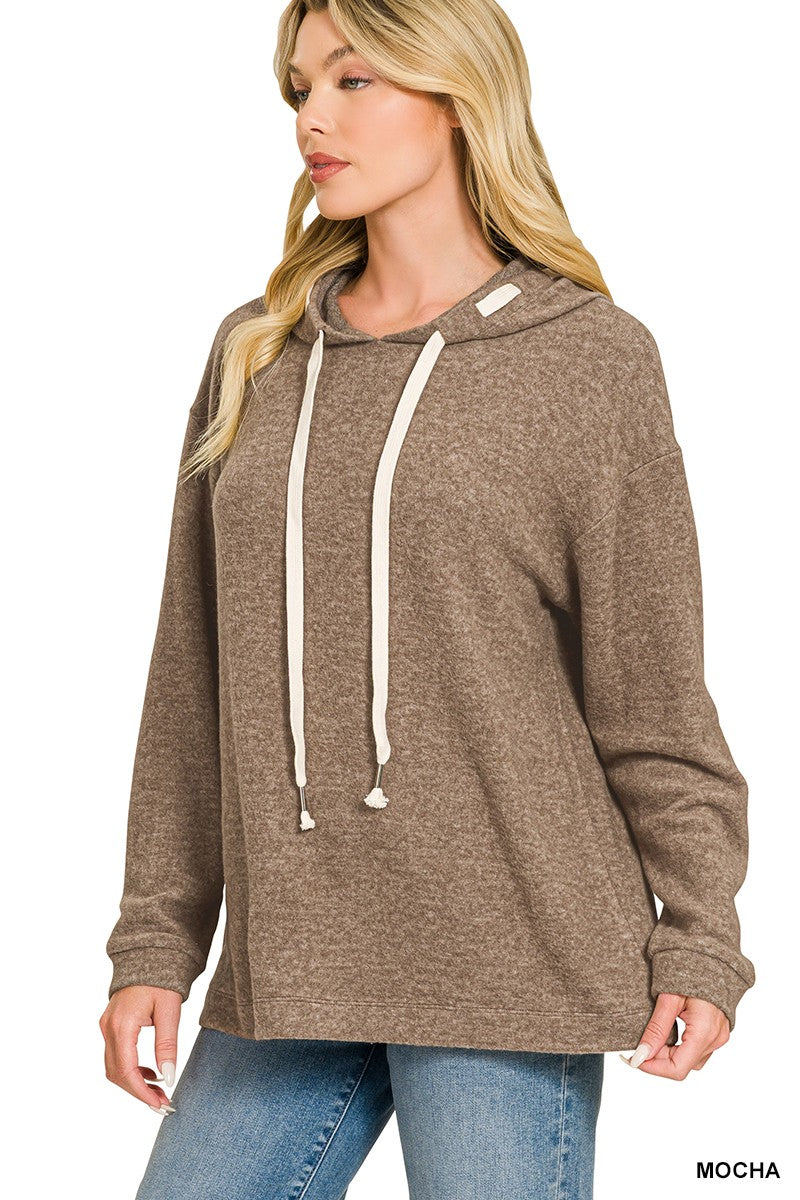 Weekends Away Soft Brushed Hacci Hoodie – 3 Colors
