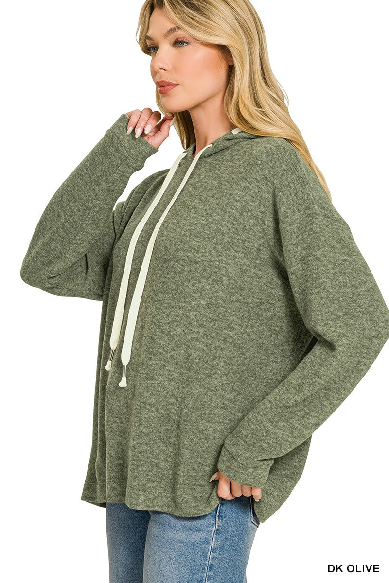 Weekends Away Soft Brushed Hacci Hoodie – 3 Colors
