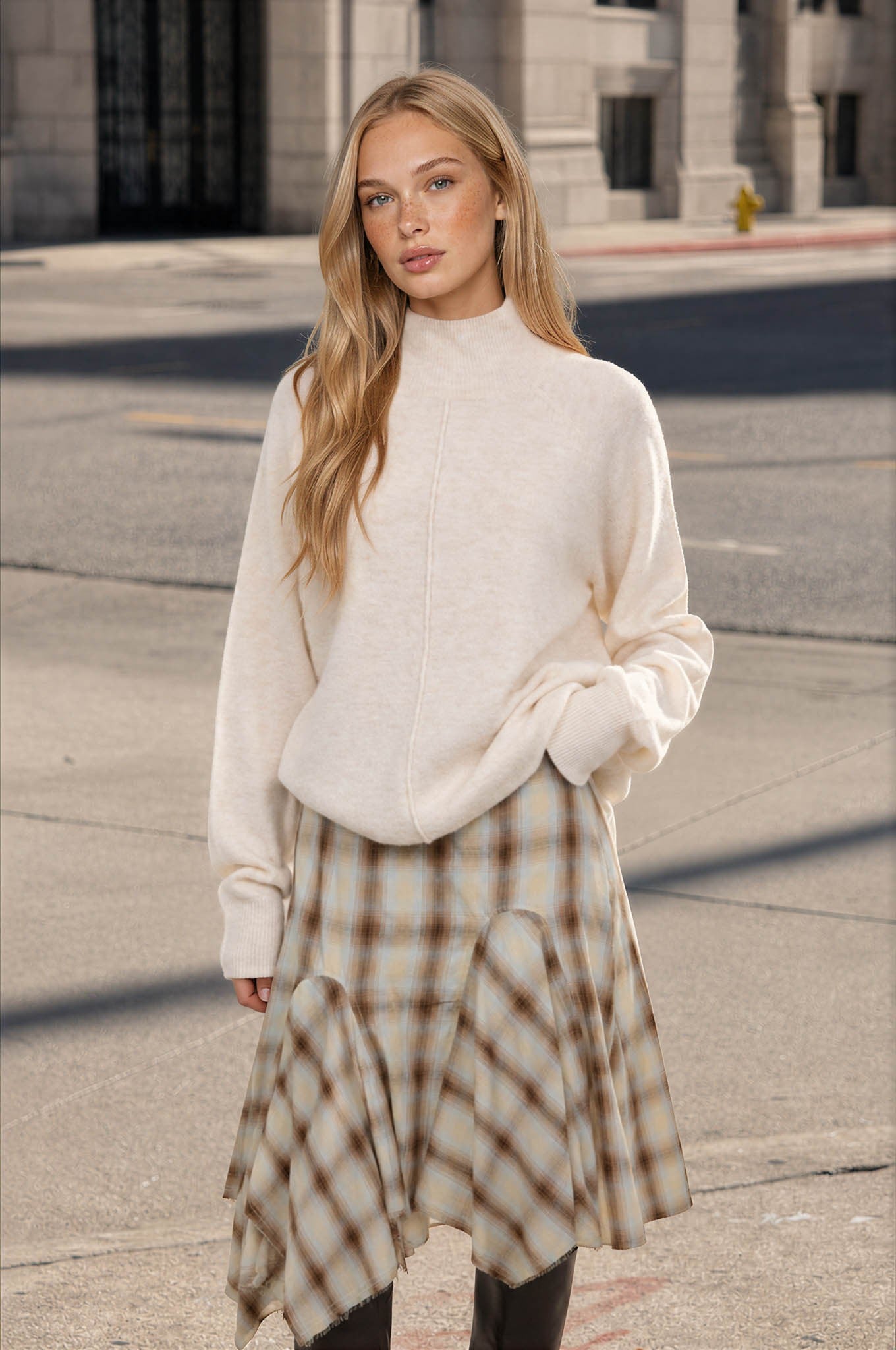 The Hadley Center Seam Sweater