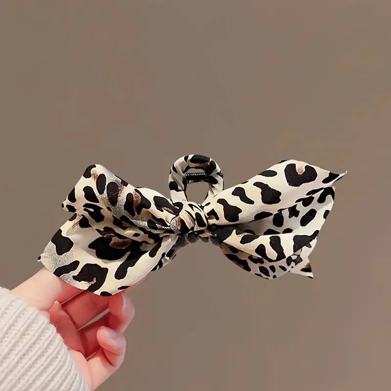 Cheetah Vintage Claw Clip
